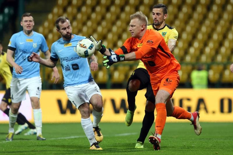 Football. Fortuna I Liga. GKS Katowice - Stomil Olsztyn. 24.04.2019