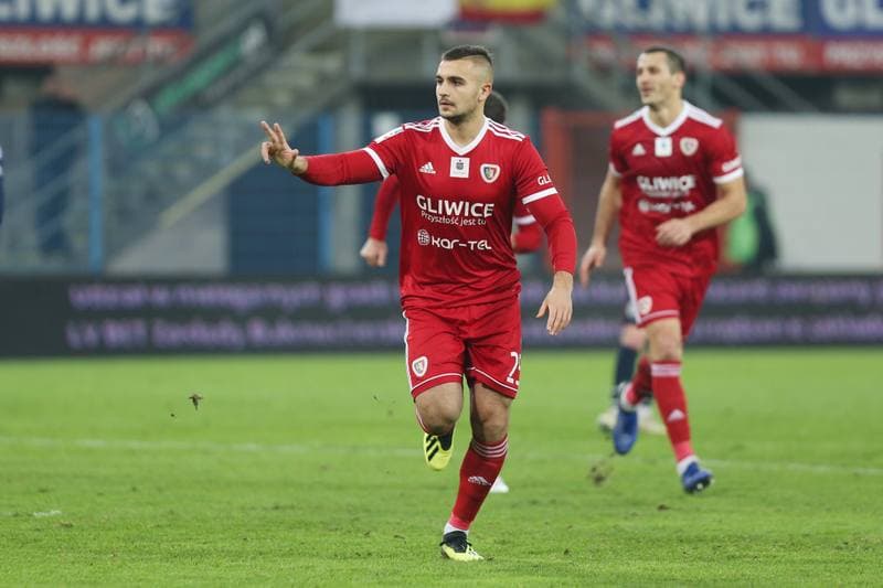 Football. Lotto Ekstraklasa. Piast Gliwice - Pogon Szczecin. 03.12.2018