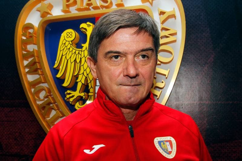 Football. Piast Gliwice. Press Conference. 20.09.2017
