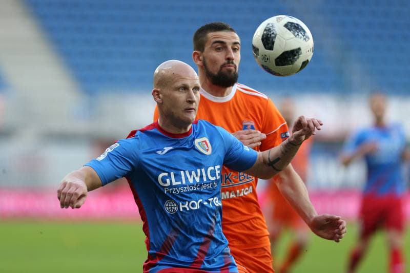 Football. Lotto Ekstraklasa. Piast Gliwice - Bruk-Bet Termalica Nieciecza. 07.04.2018