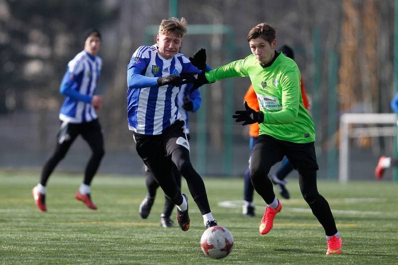 Football. Sparing. Ruch Chorzow - Rozwoj Katowice. 31.01.2018