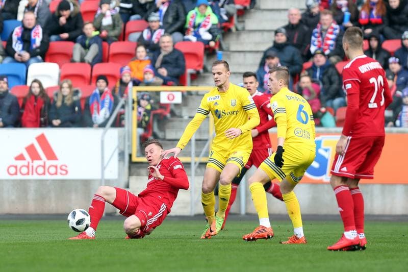 Football. Sparing. Gornik Zabrze - Zemplin Michalovce. 03.02.2018