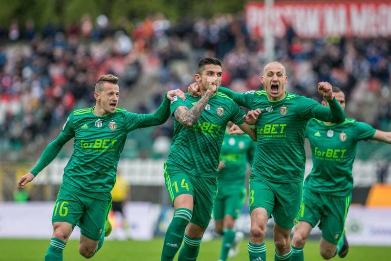 Football. Lotto Ekstraklasa. Zaglebie Sosnowiec - Slask Wroclaw. 05.05.2019