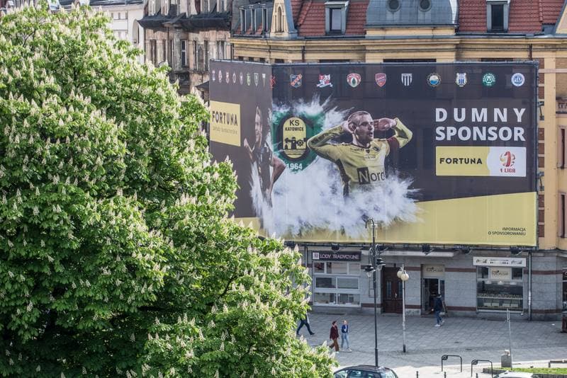Football. Fortuna I Liga. Billboard. 08.05.2019