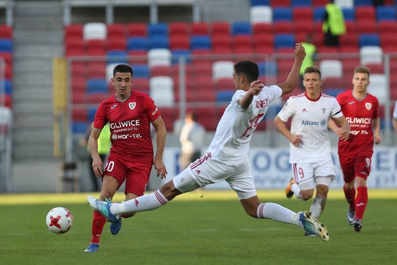 Football. Lotto Ekstraklasa. Gornik Zabrze - Piast Gliwice. 01.10.2017