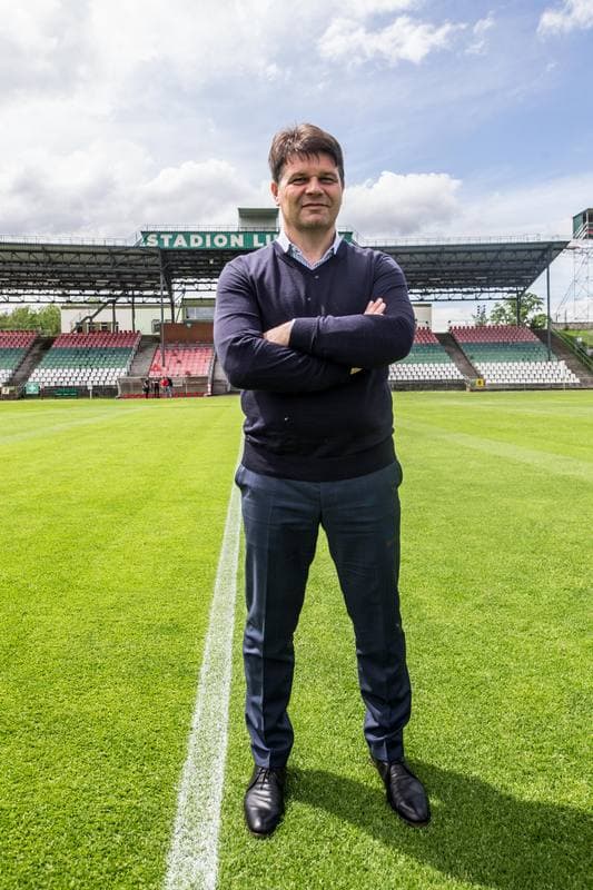 Football. Zaglebie Sosnowiec. Press Conference. 20.05.2019