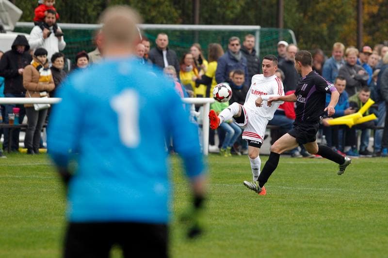Football. Moravskoslazeska 1B Trida C. TJ Repiste - Banik OKD Doubrava. 21.10.2017
