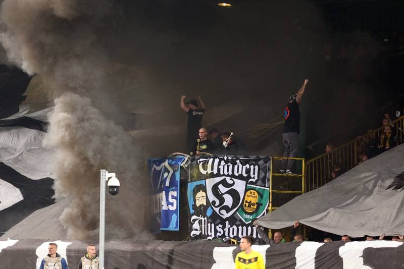 Football. Nice I Liga. GKS Katowice - Ruch Chorzow. 22.10.2017