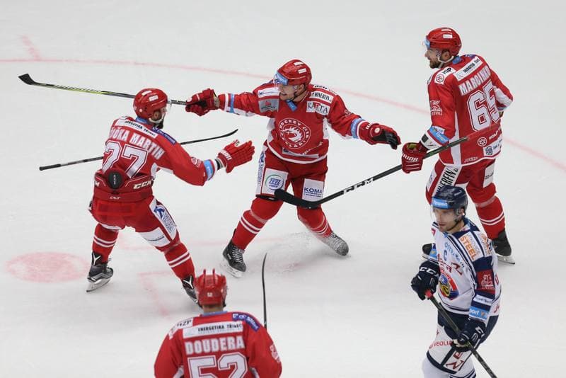 Ice Hockey. Tipsport Extraliga. Ocelari Trinec - HC Vitkovice Ridera. 24.10.2017