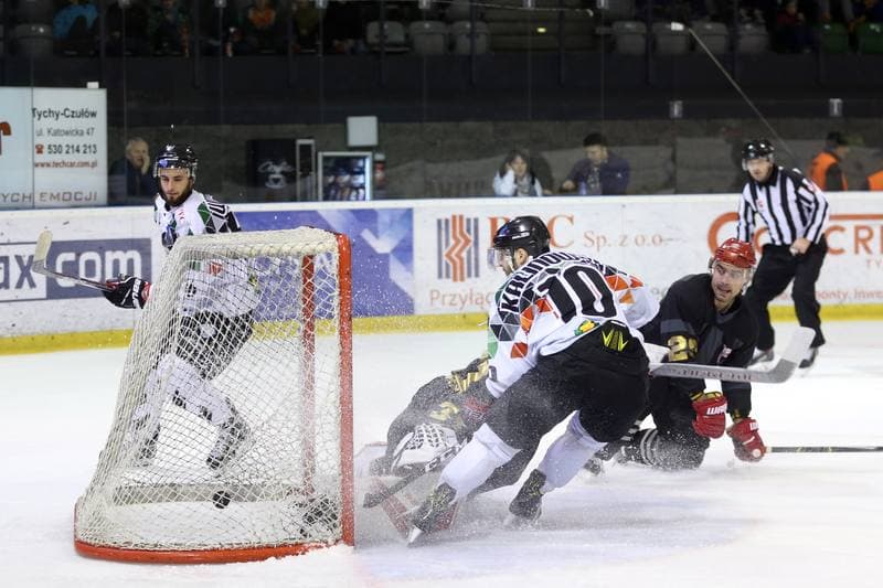 Ice Hockey. Polska Hokej Liga. GKS Tychy - Comarch Cracovia. 25.10.2017