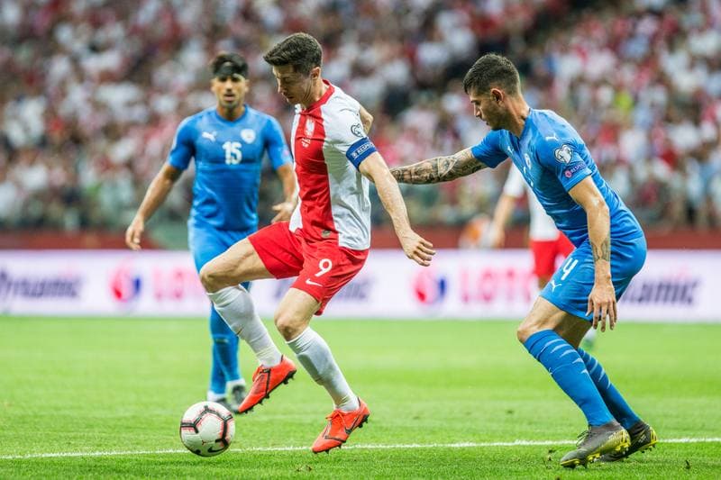 Football. Euro 2020 Qualifiers. Poland - Israel. 10.06.2019