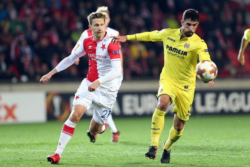Football. UEFA Europa League. Slavia Prague - Villarreal CF. 02.11.2017