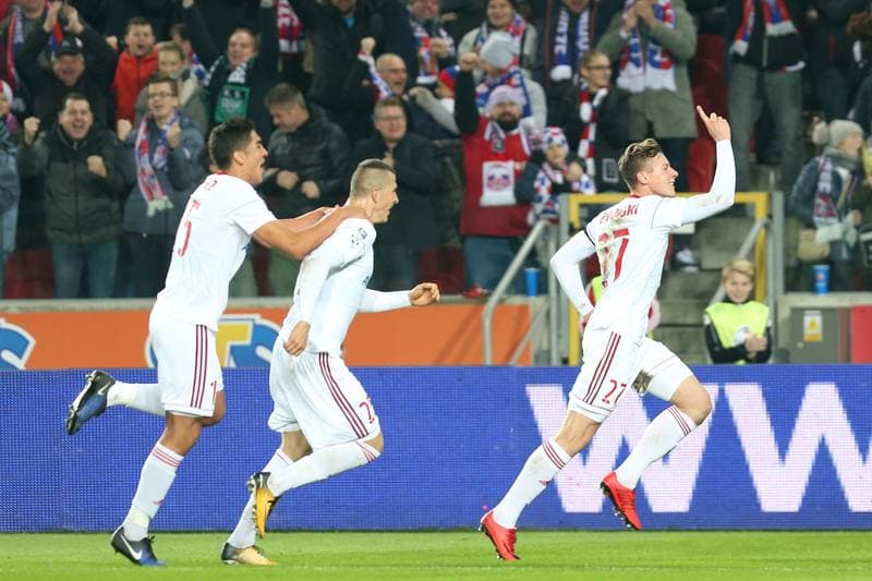 Football. Lotto Ekstraklasa. Gornik Zabrze - Lech Poznan. 04.11.2017