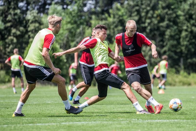 Football. Gornik Zabrze. Training. 18.06.2019