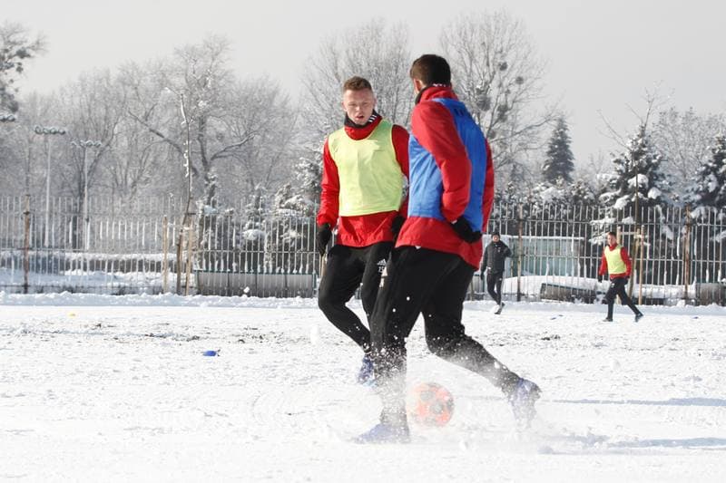 Football. Gornik Zabrze. Training. 05.02.2019