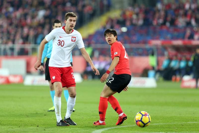 Football. International Friendly. Poland - South Korea. 27.03.2018
