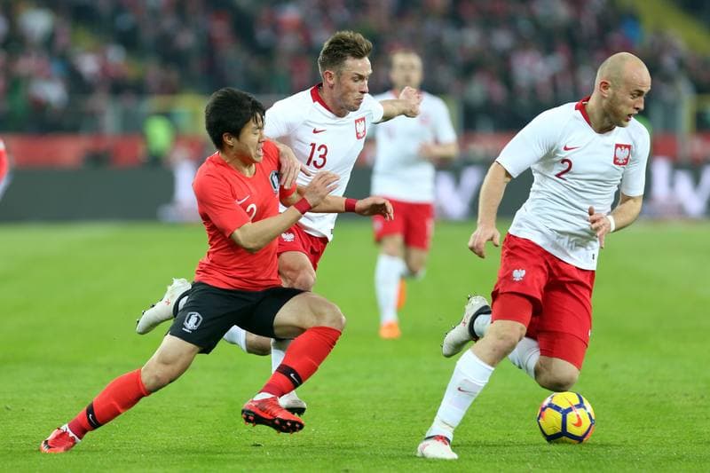 Football. International Friendly. Poland - South Korea. 27.03.2018