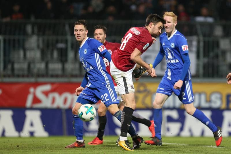 Football. Het Liga. Sigma Olomouc - Sparta Prague. 26.11.2017
