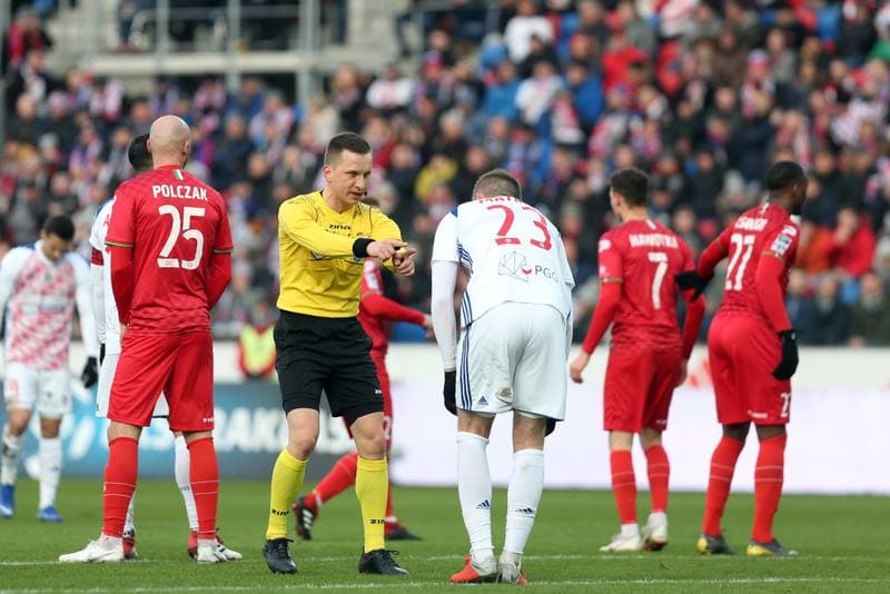 Football. Lotto Ekstraklasa. Gornik Zabrze - Zaglebie Sosnowiec. 23.02.2019