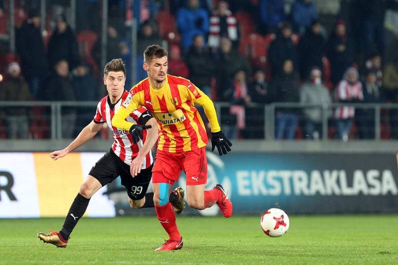Football. Lotto Ekstraklasa. Cracovia Krakow - Korona Kielce. 04.12.2017
