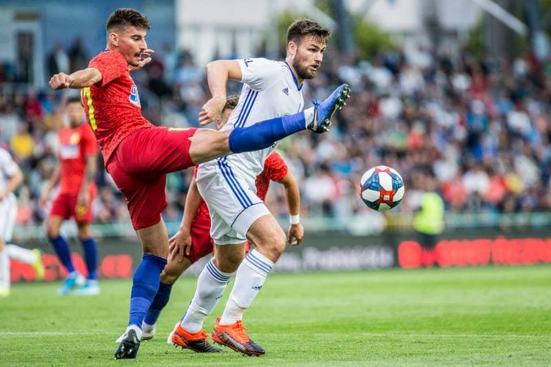 Football. UEFA Europa League. FK Mlada Boleslav - FCSB. 15.08.2019