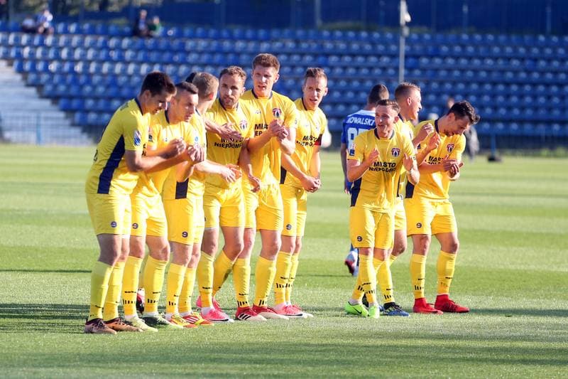 Football. Nice I Liga. Ruch Chorzow - Puszcza Niepolomice. 05.05.2018