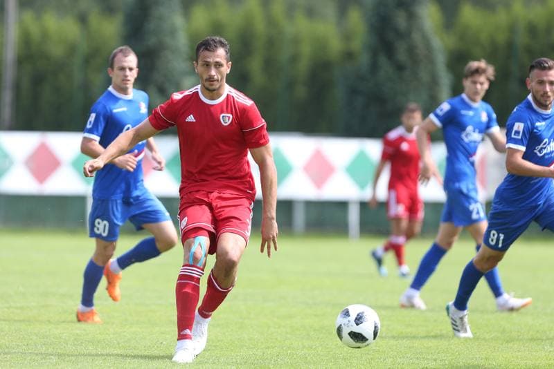 Football. Sparing. Podbeskidzie Bielsko-Biala - Piast Gliwice. 07.07.2018