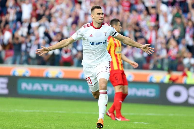 Football. Lotto Ekstraklasa. Gornik Zabrze - Korona Kielce. 09.05.2018