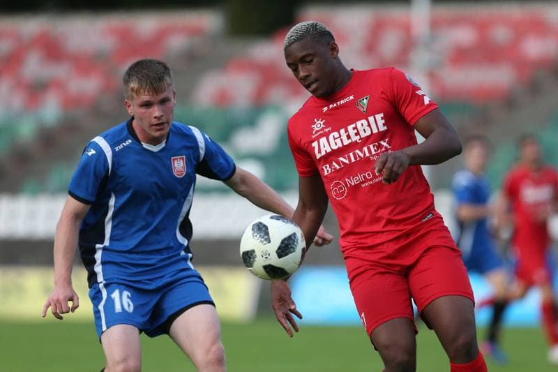 Football. Sparing. Zaglebie Sosnowiec - Sleza Wroclaw. 16.07.2018