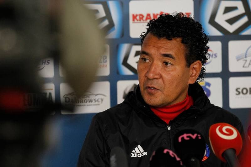 Football. AS Trencin. Press Conference. 25.07.2018