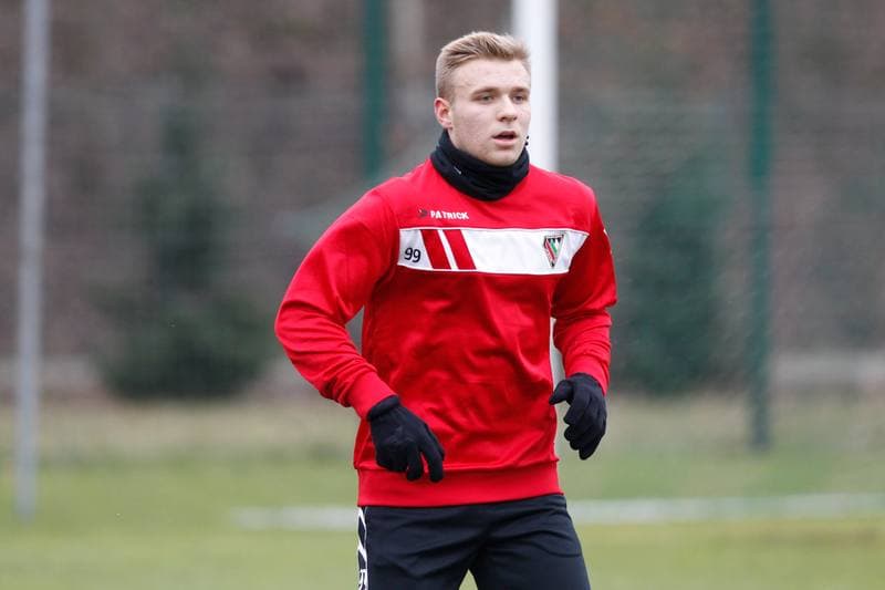 Football. Zaglebie Sosnowiec. Training. 08.01.2018