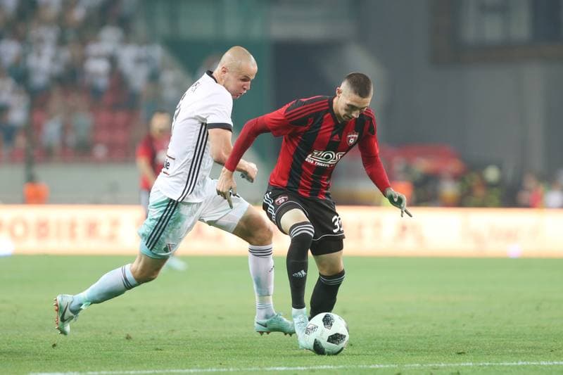 Football. UEFA Champions League. Spartak Trnava - Legia Warsaw. 31.07.2018