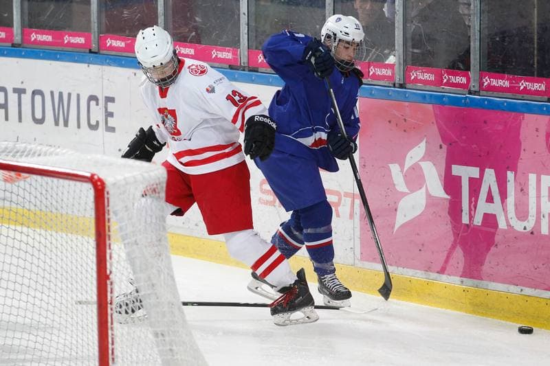 Ice Hockey. Women's U18 World Championship Division 1B. Poland - France. 11.01.2018
