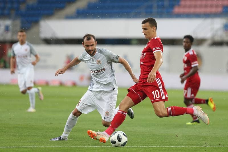 Football. PKO BP Ekstraklasa. Piast Gliwice - Zaglebie Lubin. 04.08.2018