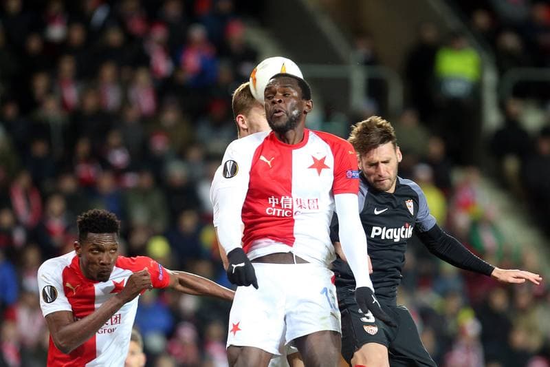 Football. UEFA Europa League. Slavia Prague - Sevilla FC. 14.03.2019