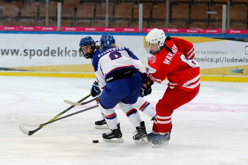 Ice Hockey. Women's U18 World Championship Division 1B. Poland - Great Britain. 12.01.2018