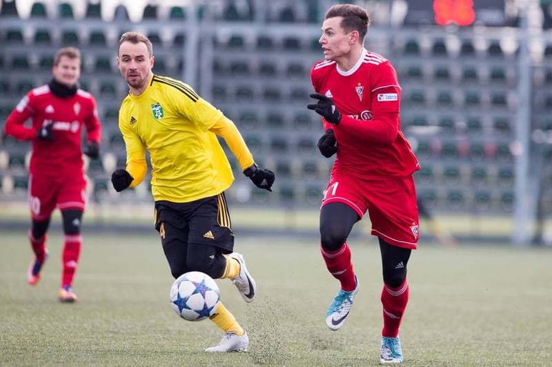 Football. Sparing. MFK Karvina - Gornik Zabrze. 13.01.2018