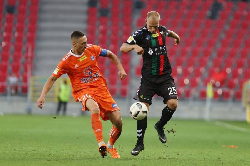 Football. Fortuna I Liga. GKS Tychy - Bruk-Bet Termalica Nieciecza. 11.08.2018