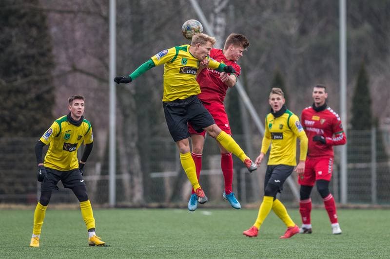 Football. Sparing. GKS Jastrzebie - Zaglebie Sosnowiec. 22.01.2020