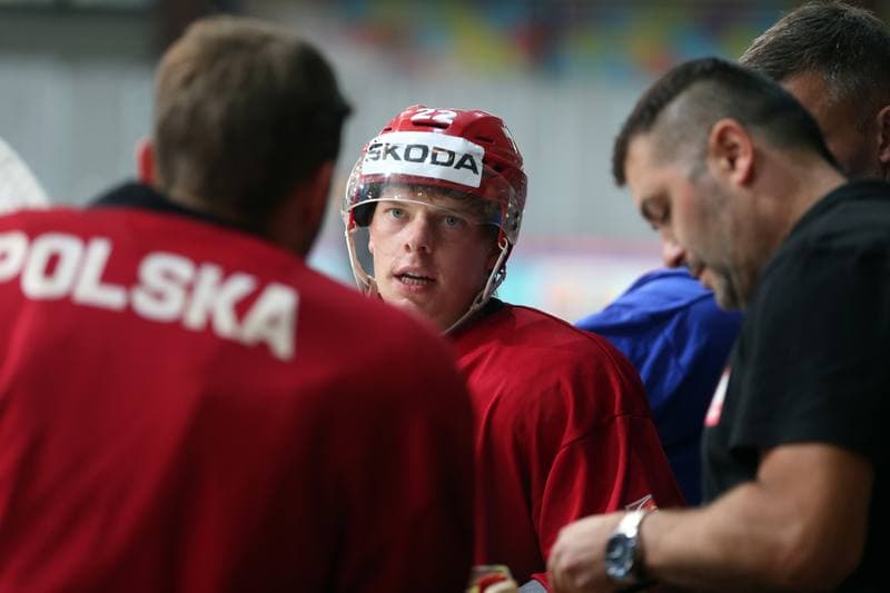 Ice Hockey. Poland national team. Training. 20.08.2018