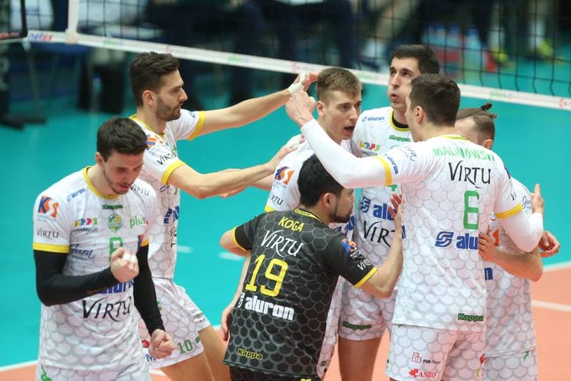 Volleyball. PlusLiga. Aluron Virtu Warta Zawiercie - ZAKSA Kedzierzyn-Kozle. 17.04.2019