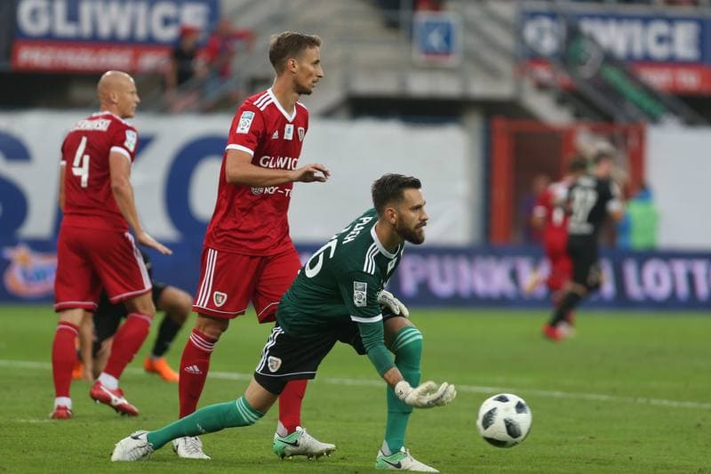 Football. Lotto Ekstraklasa. Piast Gliwice - Cracovia Krakow. 24.08.2018