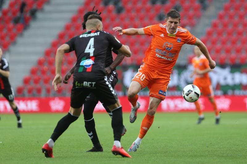 Football. Fortuna I Liga. GKS Tychy - Bruk-Bet Termalica Nieciecza. 11.08.2018