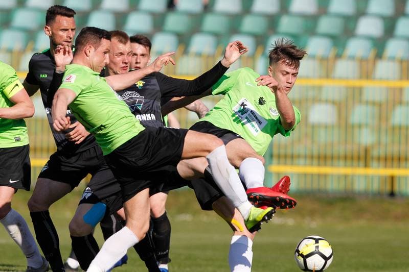 Football. II Liga. Rozwoj Katowice - Gornik Leczna. 18.04.2019