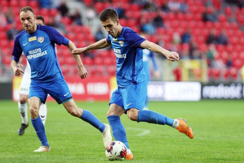 Football. Fortuna I Liga. GKS Tychy - Puszcza Niepolomice. 20.04.2019
