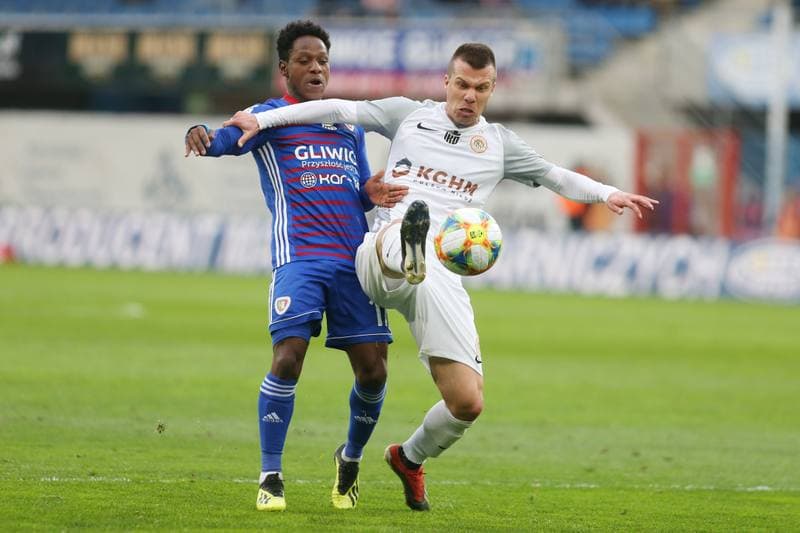 Football. Lotto Ekstraklasa. Piast Gliwice - Zaglebie Lubin. 23.04.2019