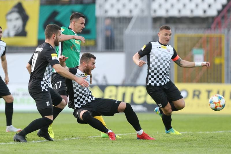 Football. Fortuna I Liga. GKS 1962 Jastrzebie - Bytovia Bytow. 24.04.2019