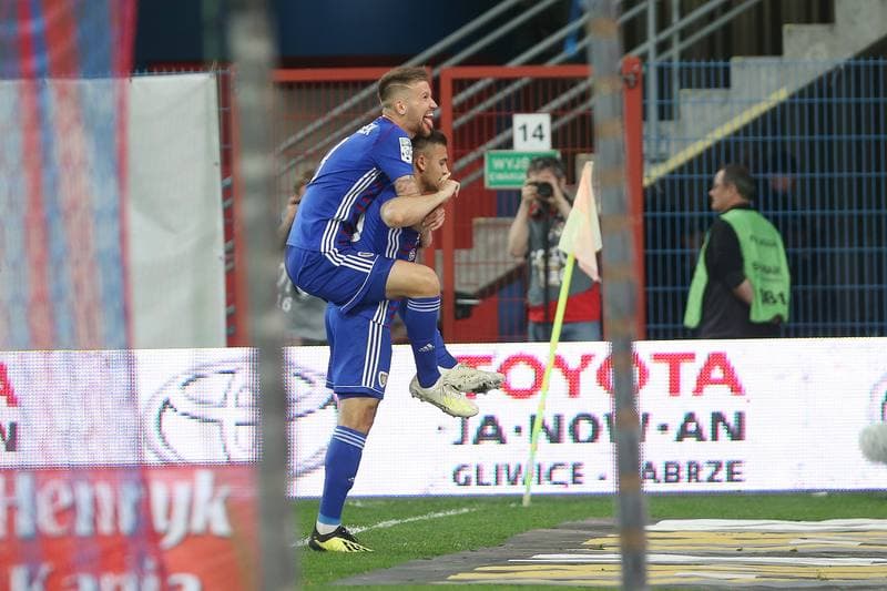 Football. Lotto Ekstraklasa. Piast Gliwice - Cracovia Krakow. 26.04.2019