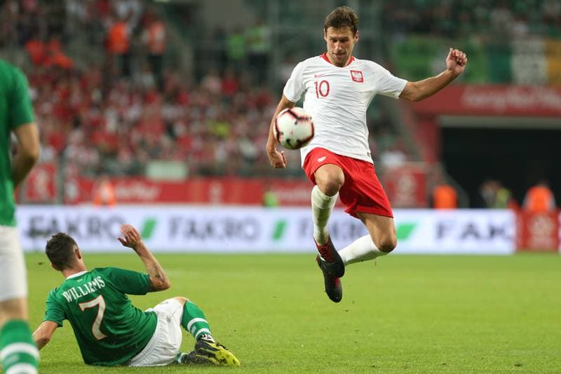 Football. International Friendly. Poland - Republic of Ireland. 11.09.2018