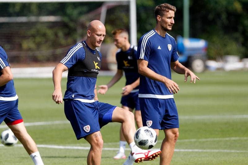 Football. Piast Gliwice. Training. 30.08.2018